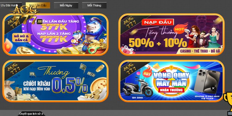 Những ưu đãi hấp dẫn nhận ngay khi nạp tiền KUBET