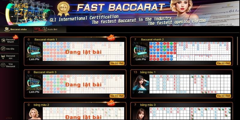 Ưu điểm khi chơi 6789 trong Baccarat